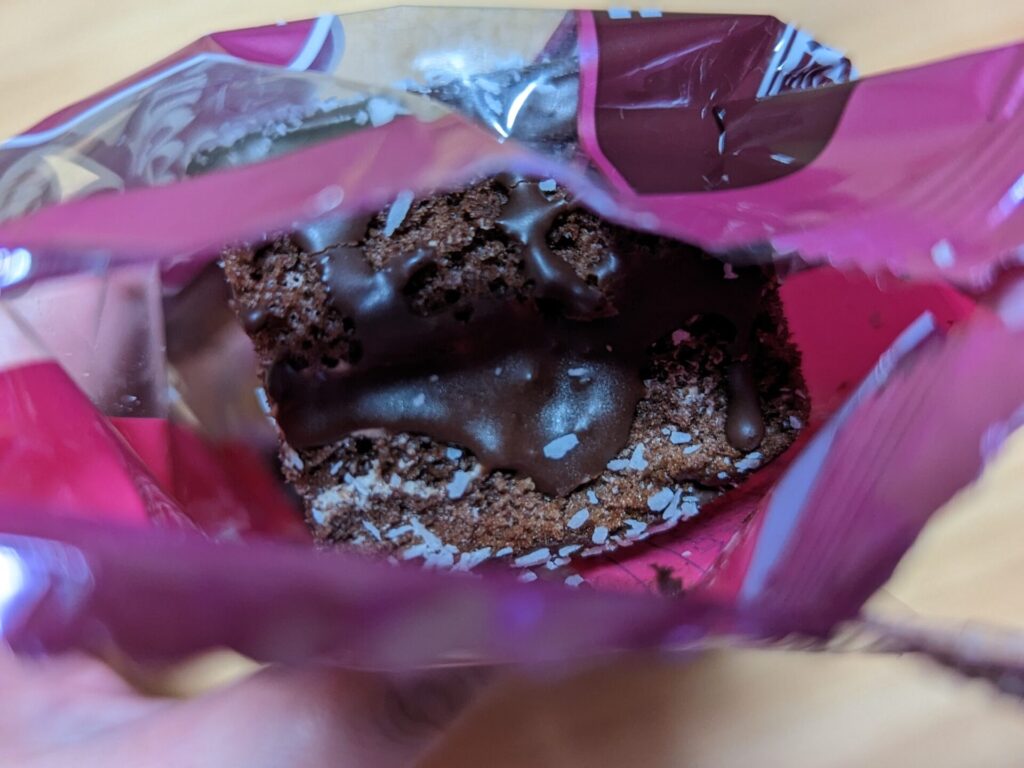 ラミントン風チョコケーキの画像